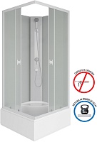 Niagara Душевая кабина Promo P100/26Q/MT/BK